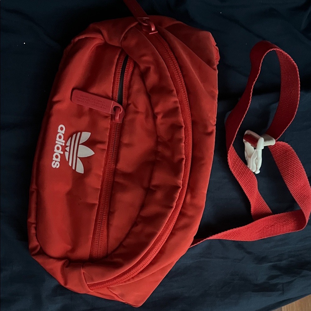 Adidas Men's Red Belt Bag